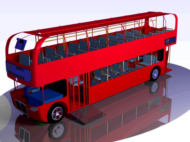 3D model of a London Bus